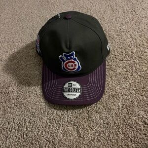 New Era Black and Purple Snapback Hat